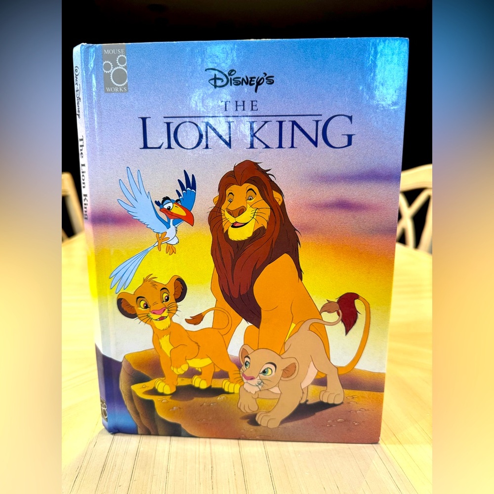 Vintage Disneyโs Original Lion King Hardcover โ 1994 1st Edition 1st Printing